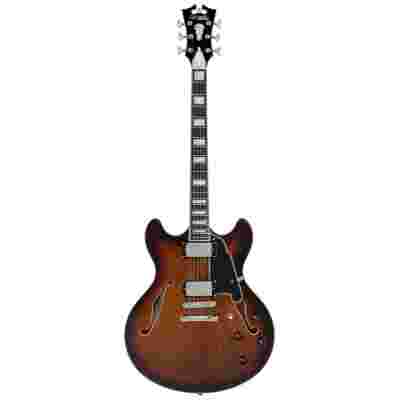 D'Angelico Premier DC Brown Burst