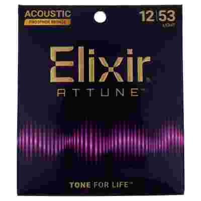 Elixir ATTUNE Phosphor Bronze Light 12-53