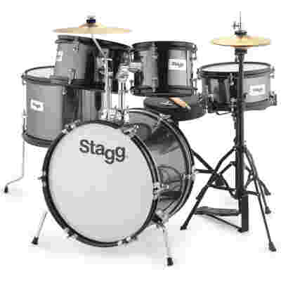 Stagg TIM JR 5/16 BK - akustyczny zestaw perkusyjny, seria Junior