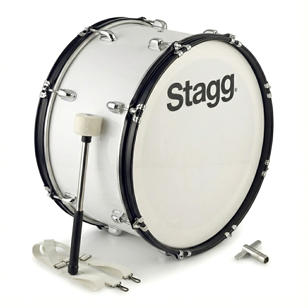 Stagg MABD-2212 - bęben marszowy 22" z nosidłem i bijakiem